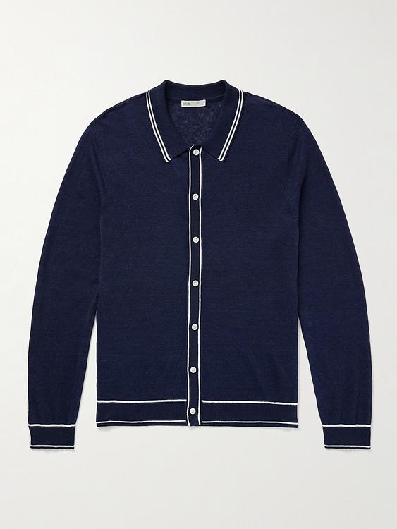 Dark blue cardigan from Onia