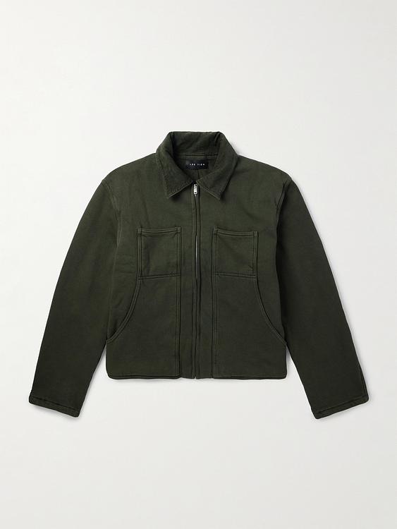 Dark green casual jacket from Les Tien