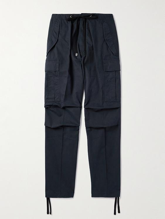 Black cargo trousers from Tom Ford