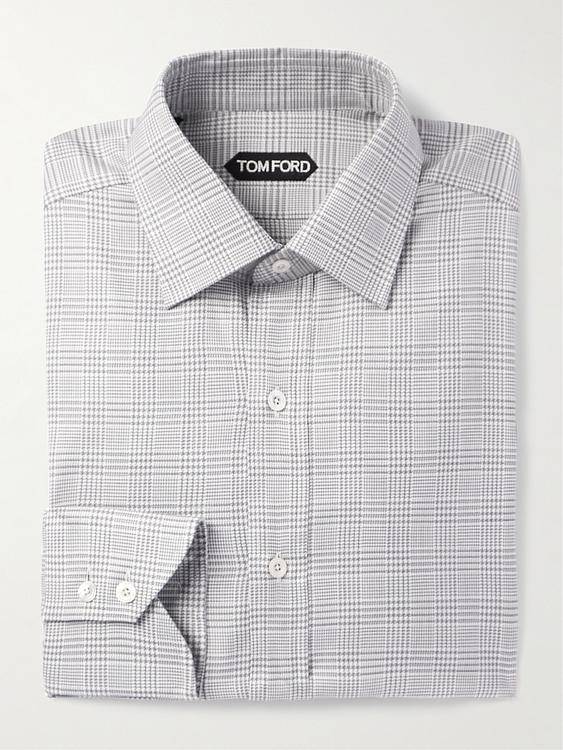 Grey business shirt from Tom Ford