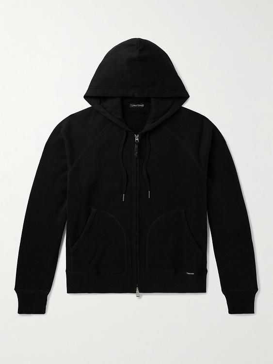 Black hooded sweatshirt from Tom Ford