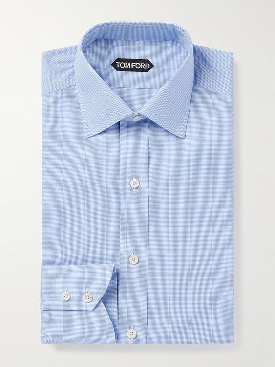 Light blue business shirt from Tom Ford