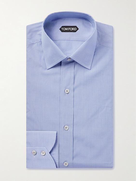 Light blue business shirt from Tom Ford