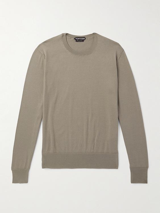 Grey sweater from Tom Ford