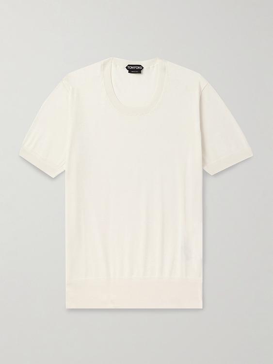 White t-shirt from Tom Ford
