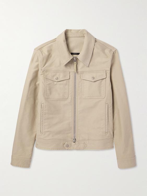 Beige casual jacket from Tom Ford