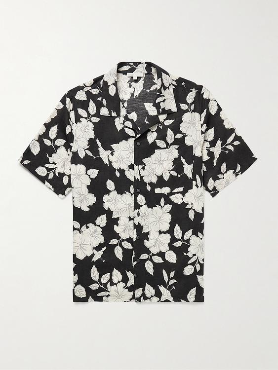 Black short sleeve shirt from Onia