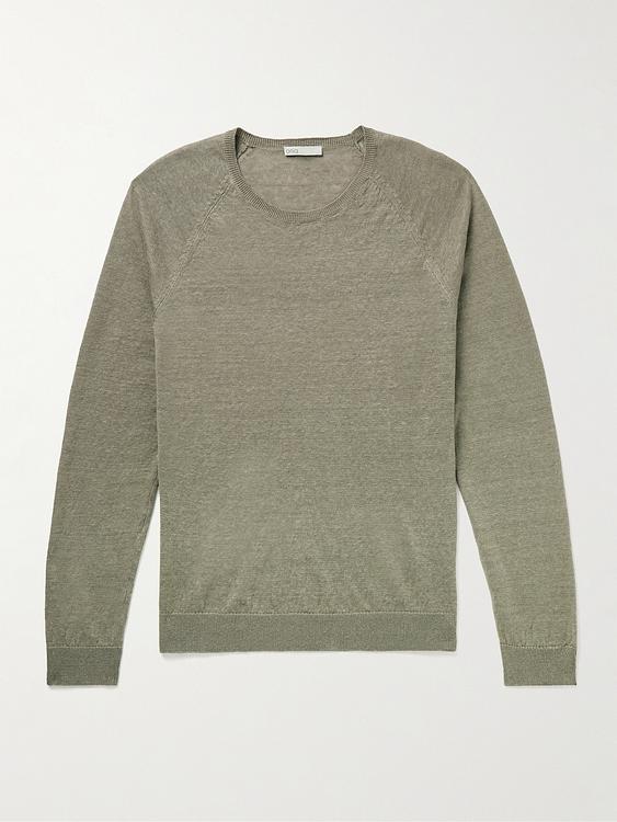 Taupe sweater from Onia