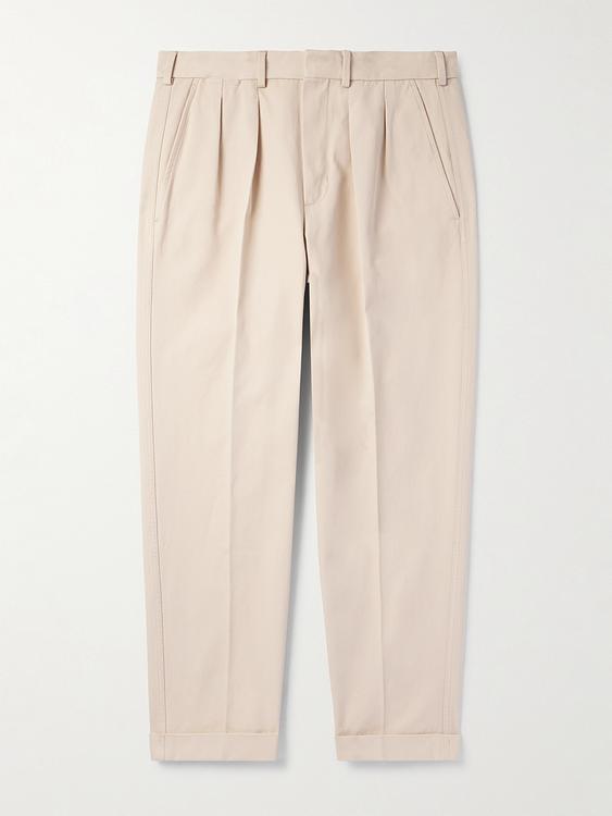 Beige casual trousers from Tom Ford