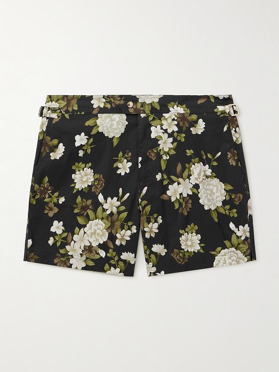 Black swim shorts from Tom Ford