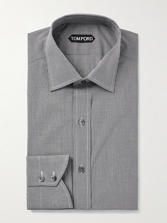 Grey business shirt from Tom Ford