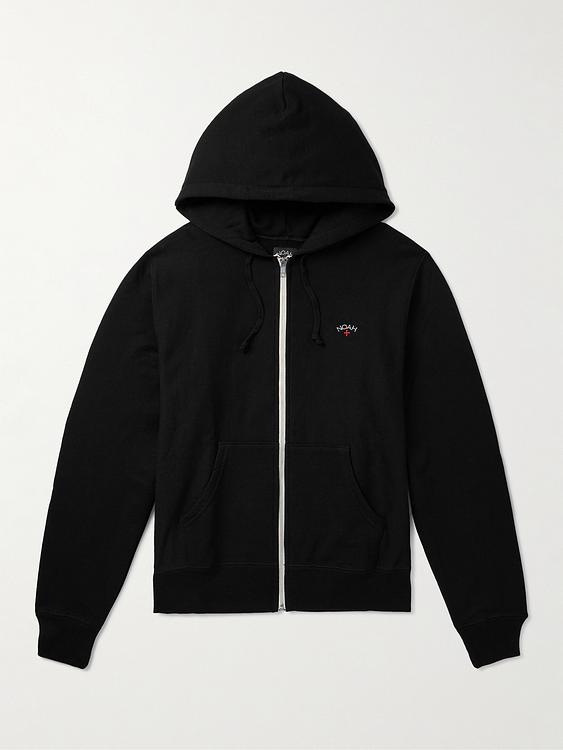 Black hooded sweatshirt from Noah