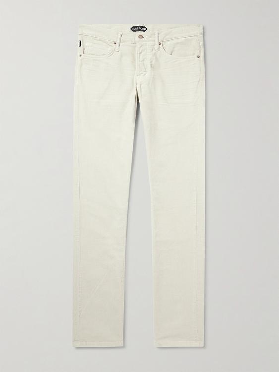 White chinos from Tom Ford