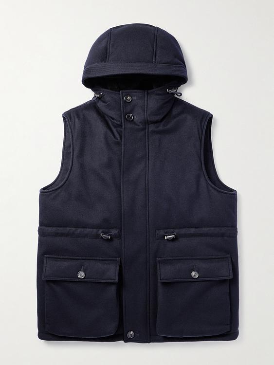 Black vest from Loro Piana