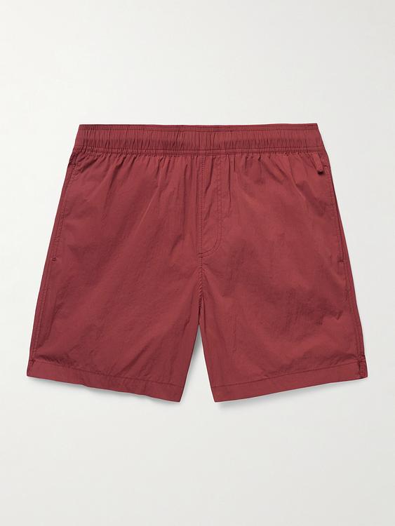 Purple swim shorts from Onia