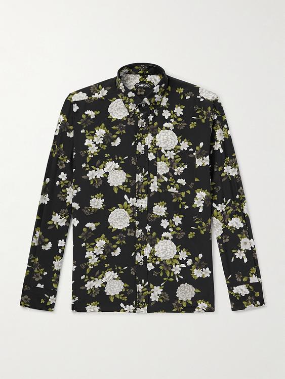 Black casual shirt from Tom Ford