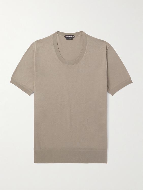 Grey t-shirt from Tom Ford