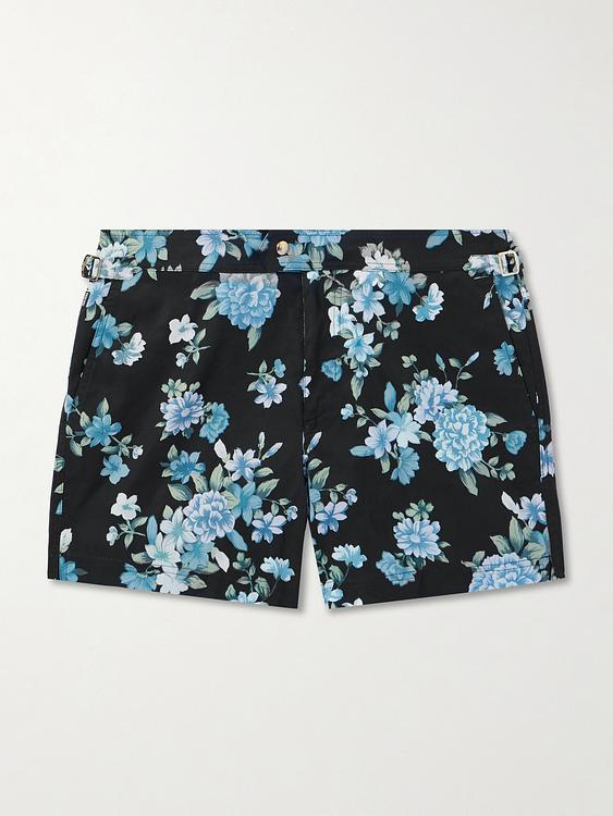 Black swim shorts from Tom Ford