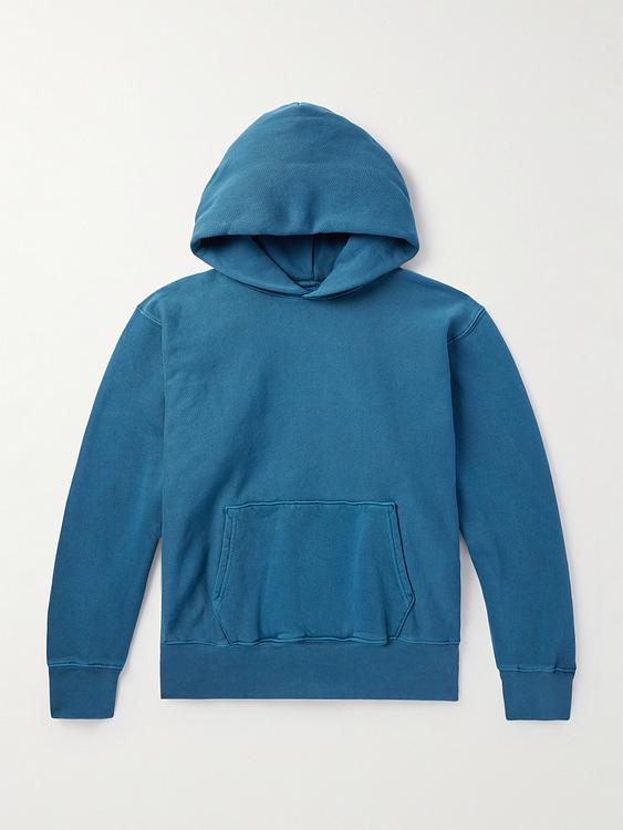 Blue hooded sweatshirt from Les Tien