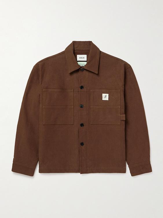 Brown overshirt from AGOLDE