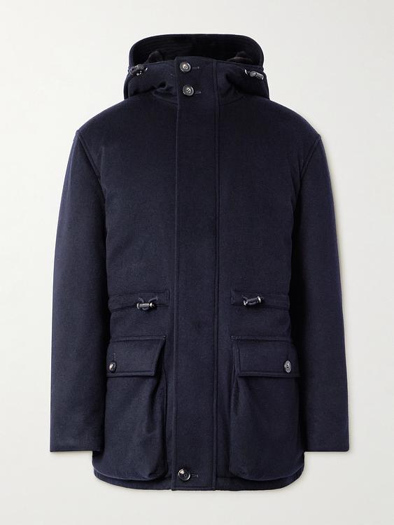 Black parka from Loro Piana