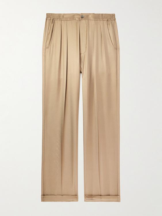 Taupe chinos from Tom Ford