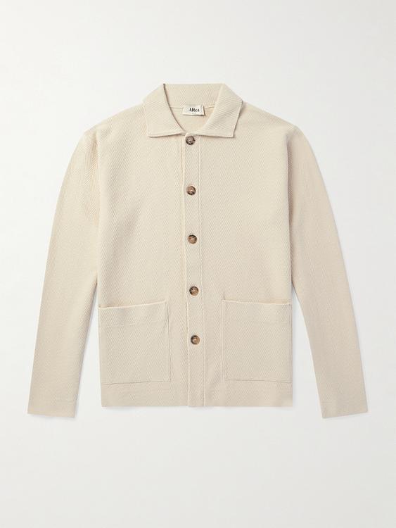 Beige overshirt from Altea