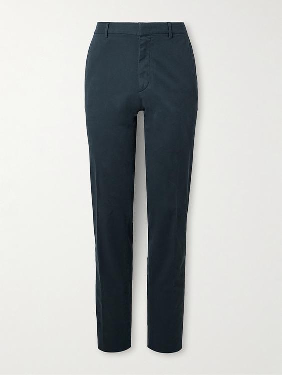 Black chinos from Zegna