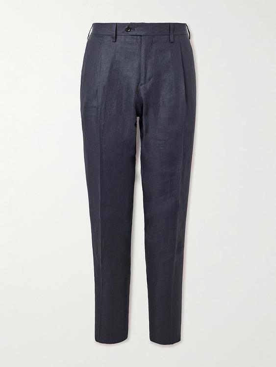 Black suit trousers from Lardini