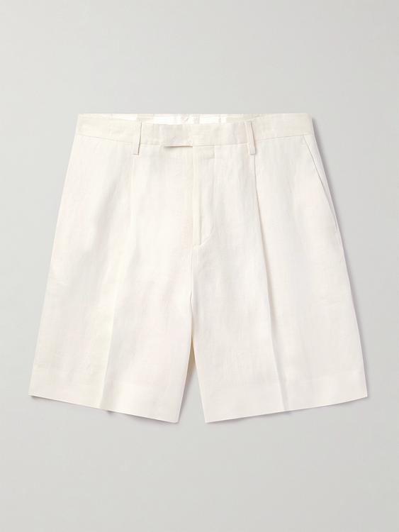 White chino shorts from Lardini