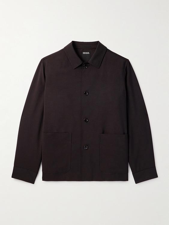 Black overshirt from Zegna