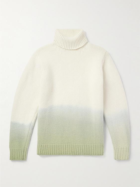 White turtleneck from Richard James