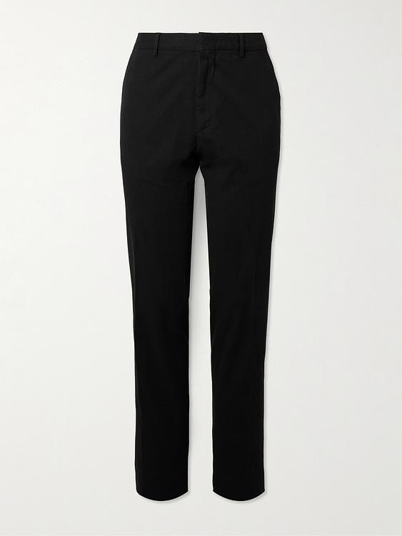 Black chinos from Zegna