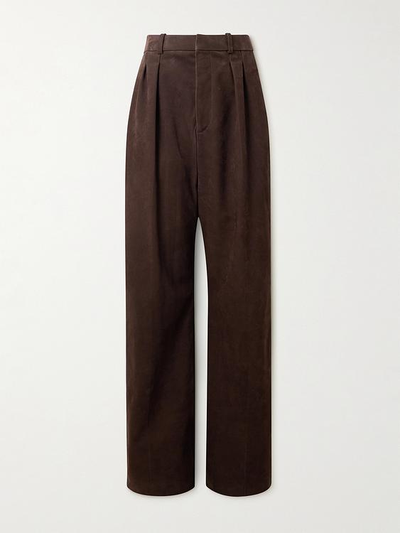 Dark brown formal trousers from Loewe