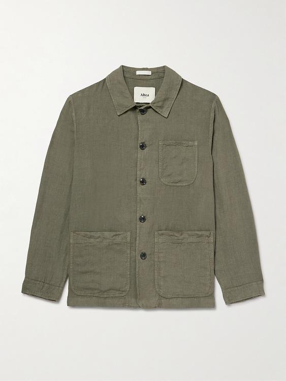 Taupe overshirt from Altea