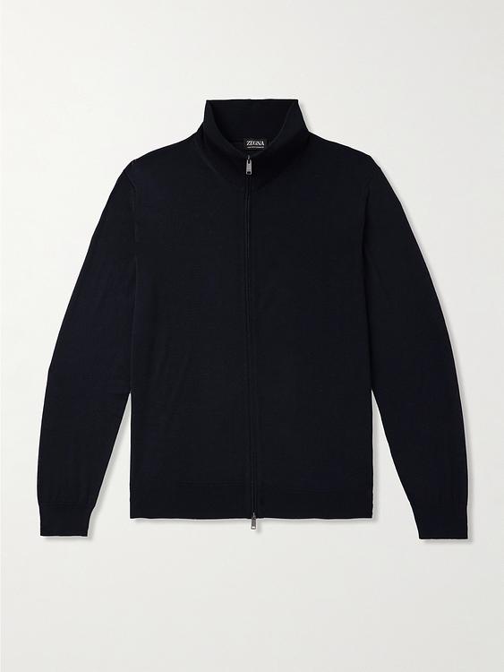 Black full-zip from Zegna