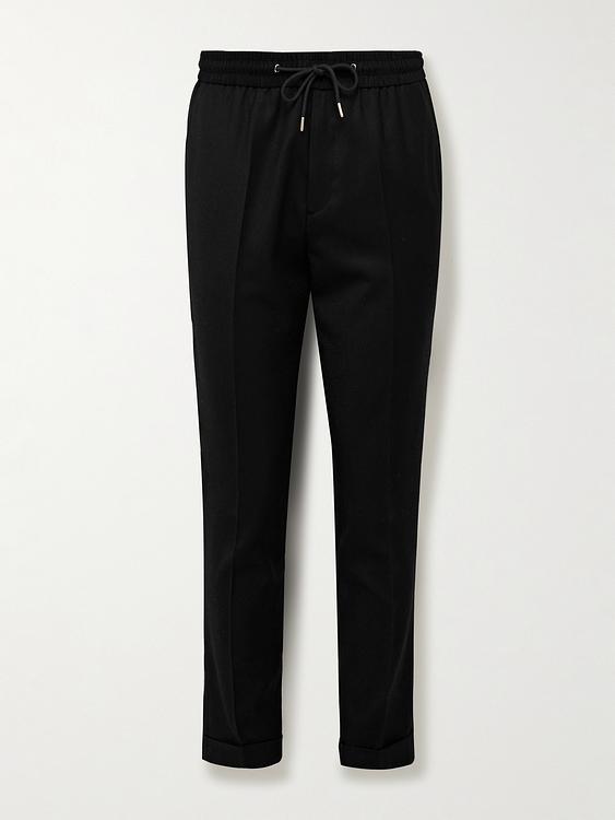 Black drawstring trousers from Paul Smith