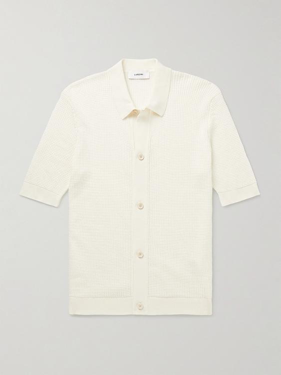 White short sleeve shirt from Lardini