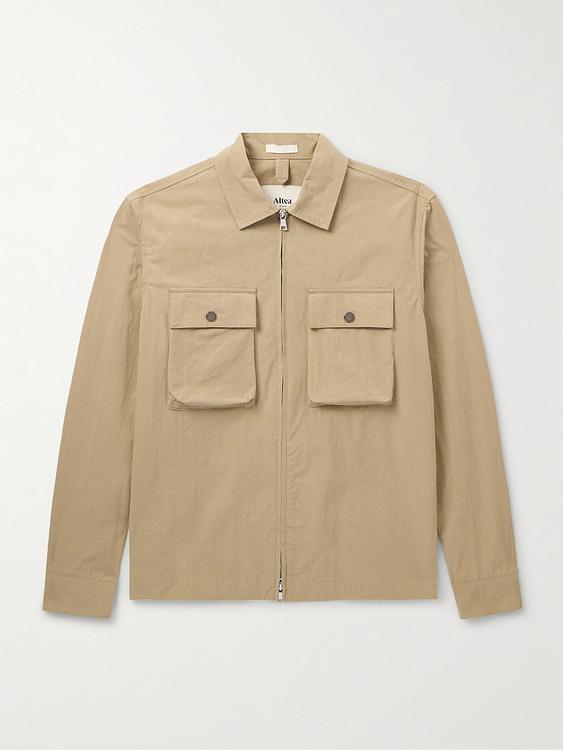 Taupe casual jacket from Altea