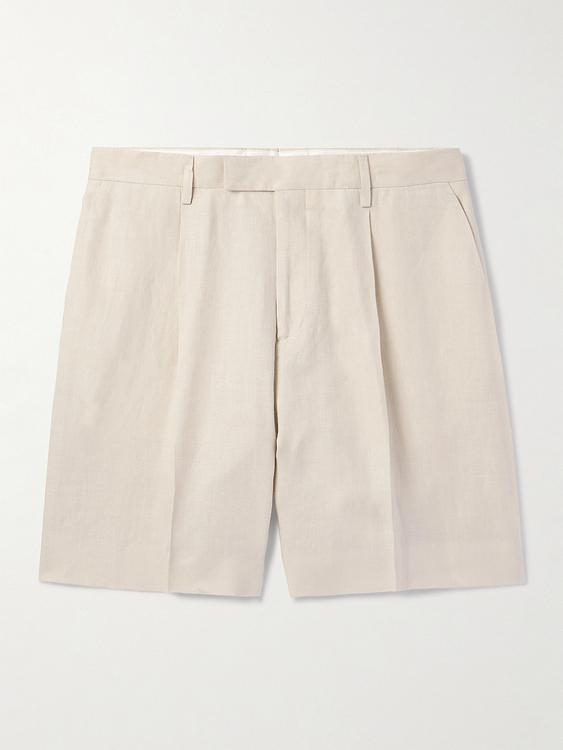 White chino shorts from Lardini