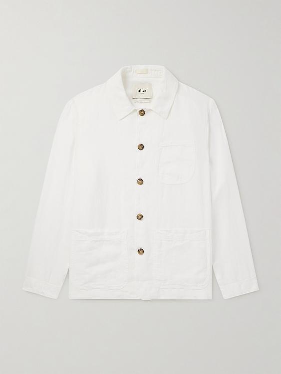 White overshirt from Altea
