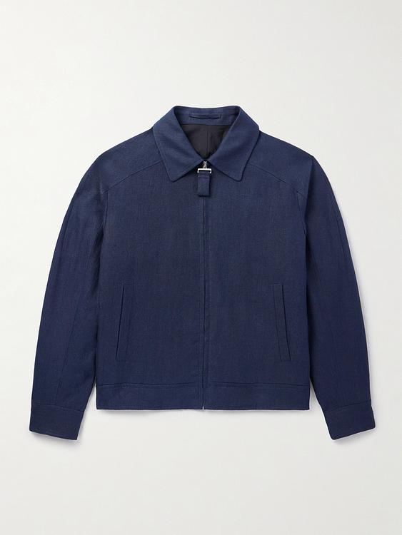 Dark blue casual jacket from Lardini