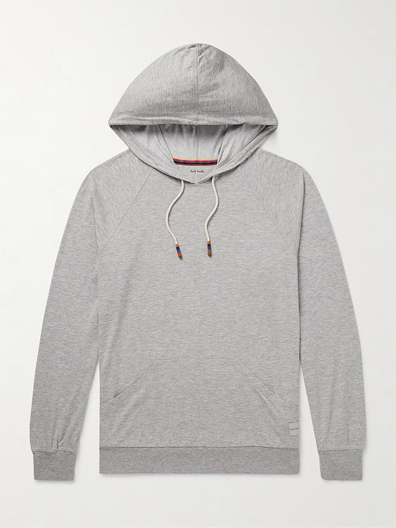 Print grey hooded sweatshirt from Paul Smith