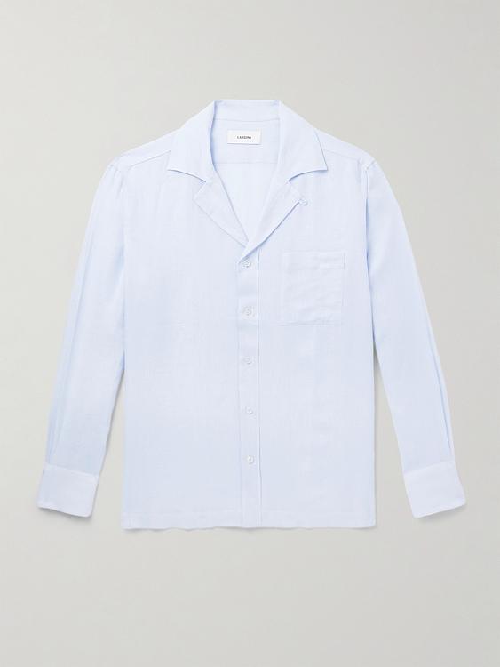 Light blue linen shirt from Lardini