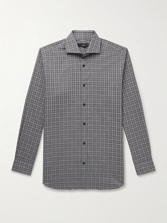 Grey casual shirt from Dunhill