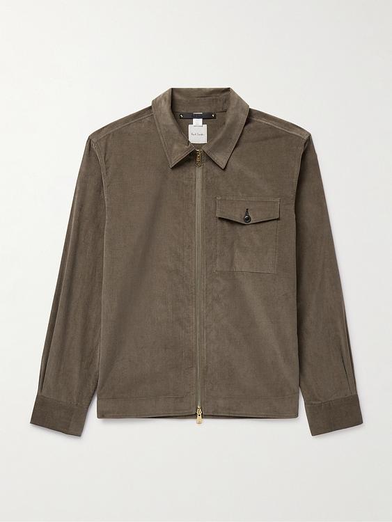 Dark green overshirt from Paul Smith
