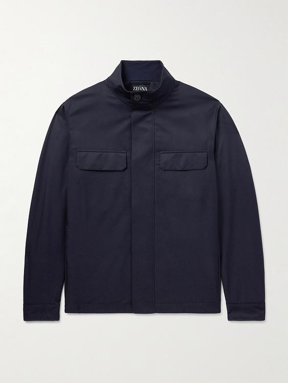 Black overshirt from Zegna