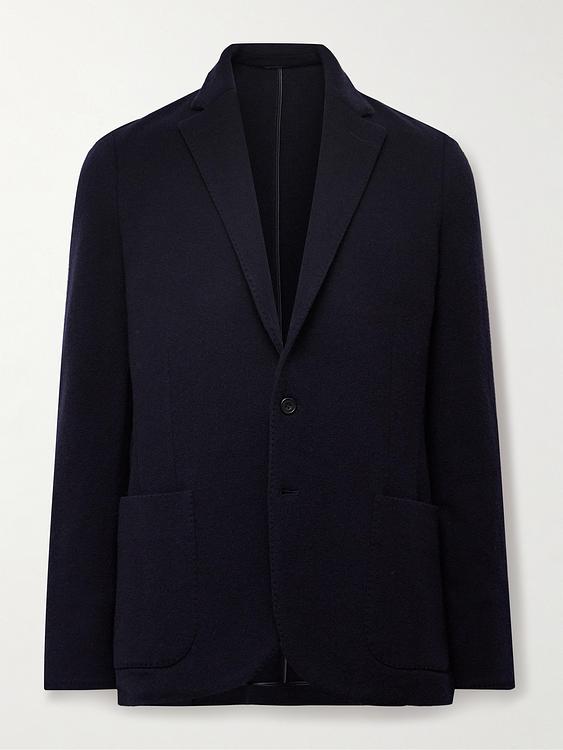 Black blazer from Anderson & Sheppard