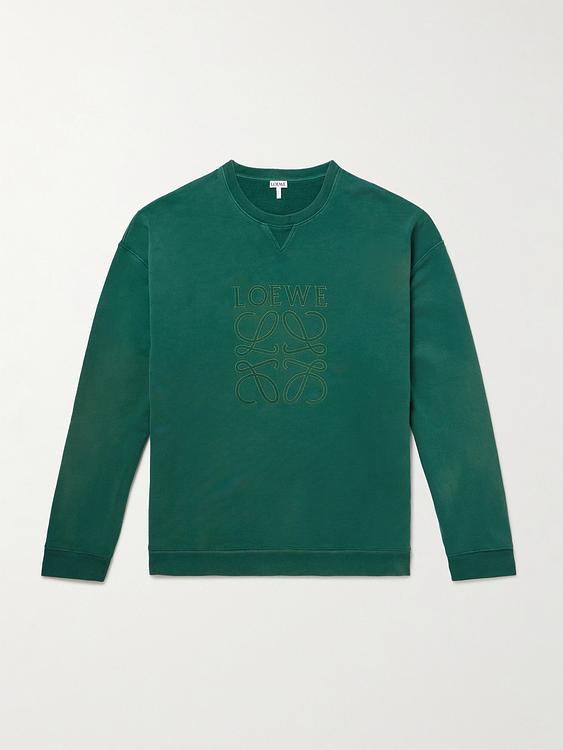 Print teal sweatshirt from Loewe