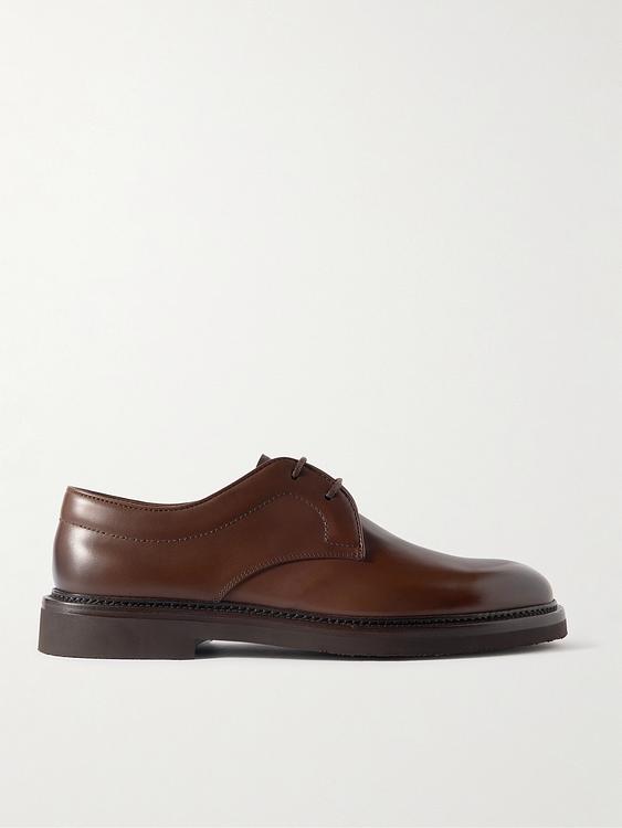 Brown derby shoes from Dunhill
